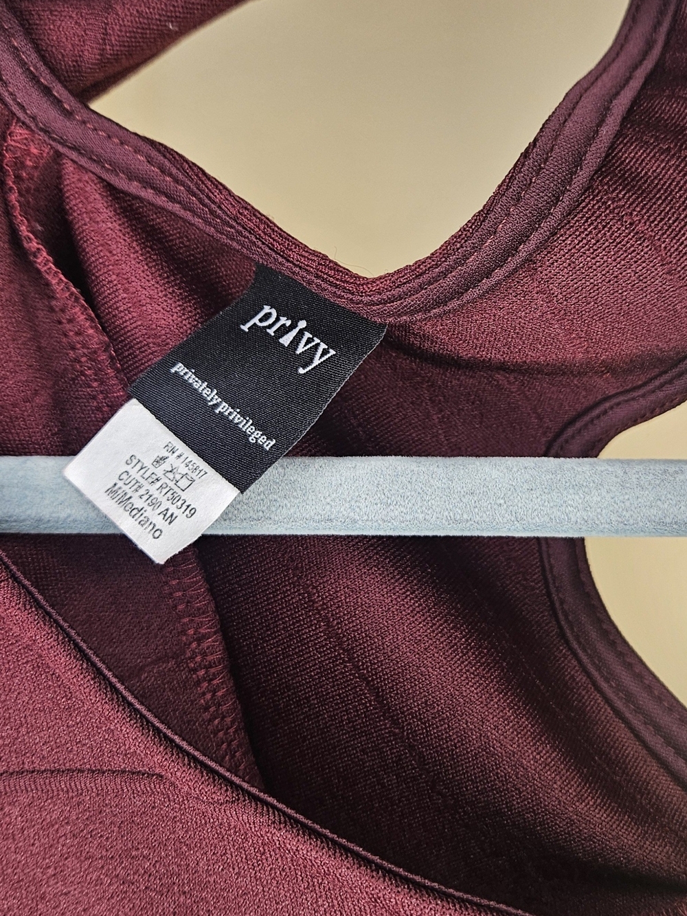 privy Wine Racerback Tank Top
